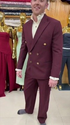 Clothes made at Thanh Tú Tailoring, photo by a customer (Cameron Johnson)