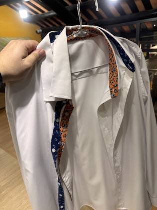 Clothes made at THAO Atelier, photo by a customer (Benjamin Palau)