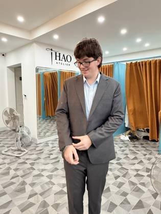Clothes made at THAO Atelier, photo by a customer (Henri van Blerk)