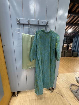 Clothes made at THAO Atelier, photo by a customer (Luz Antonio)