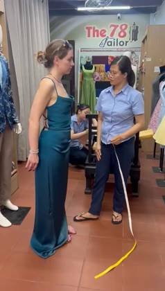 Clothes made at The 78 Tailor, photo by a customer (Claire Robichon)