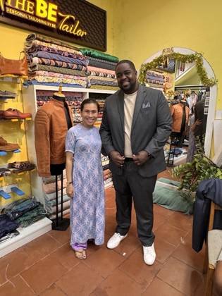 Clothes made at The Be Tailor Hoi An, photo by a customer (N Rudds)