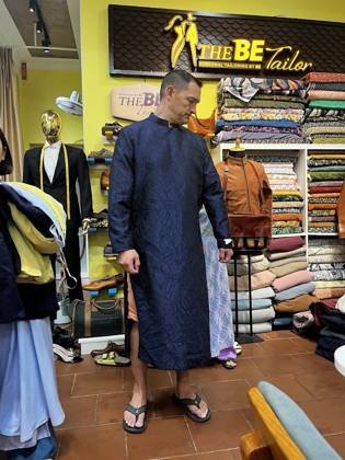 Clothes made at The Be Tailor Hoi An, photo by a customer (mike baribeau)