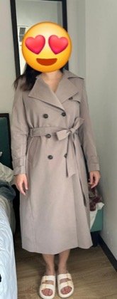 Clothes made at The My Tailor, photo by a customer (Anna)