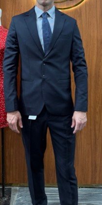 Clothes made at The My Tailor, photo by a customer (Private P)