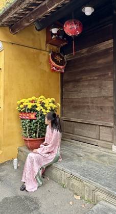 Clothes made at The Rô Tailor Hoi An, photo by a customer (Mỹ Phượng)
