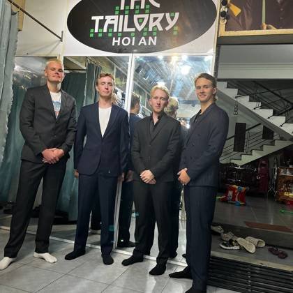 Clothes made at The Tailory, photo by a customer (Vincent B)