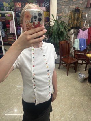Clothes made at The Vy, photo by a customer (grace farnsworth)