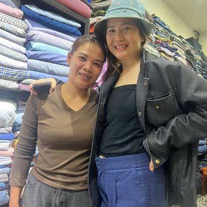 Clothes made at Thien Thi Tailor, photo by a customer (Sofia Lohmann R)
