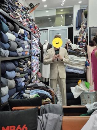 Clothes made at Thien Thi Tailor, photo by a customer (Ville Nielikäinen)