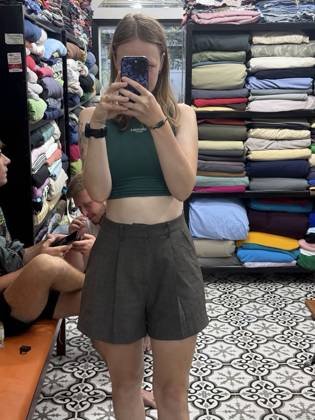 Clothes made at Thien Thi Tailor, photo by a customer (Michaela Hrotíková)