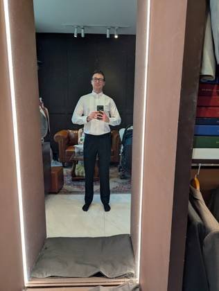 Clothes made at Tie Men, photo by a customer (Yan Yang Lui)