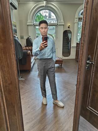 Clothes made at Tie Men, photo by a customer (Phillip Pham)