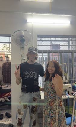 Clothes made at Tiệm may Thanh Vân, photo by a customer (tex2ra)