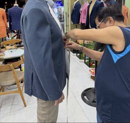 Clothes made at Tiệm May Vest Viết Tân, photo by a customer (Stephan Parrandier)