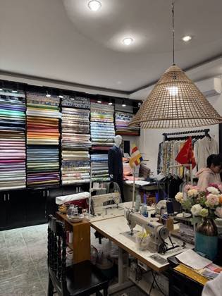 Clothes made at TO Design and Tailoring, photo by a customer (Anne Beyer)