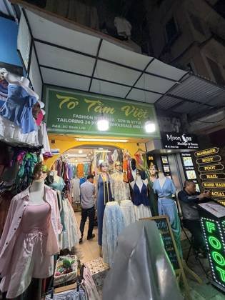 Clothes made at Tơ Tằm Việt Tailor, photo by a customer (Vernetta Yeong)