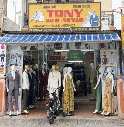 Clothes made at Tony The Tailor, photo by a customer (Lhiza Concon)