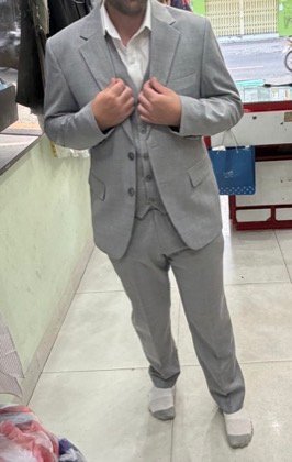 Clothes made at Tre Tailor, photo by a customer (Ceyda Dogan)