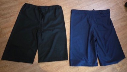 Clothes made at Tre Tailor, photo by a customer (Geraldine Shaw)