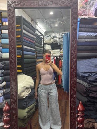 Clothes made at Trung Duc Fabric Shop, photo by a customer (Izzy Mathewson)