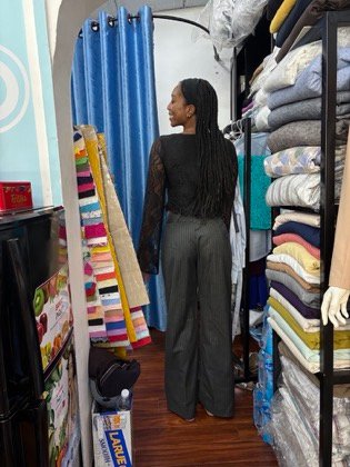 Clothes made at Trung Duc Fabric Shop, photo by a customer (Elsa Ryanna)