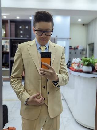 Clothes made at Tuxedo Bespoke Tailoring, photo by a customer (Mark King Vuong)