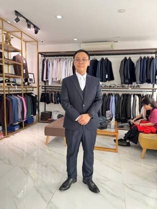 Clothes made at Tuxedo, photo by a customer (Dennis Tan)