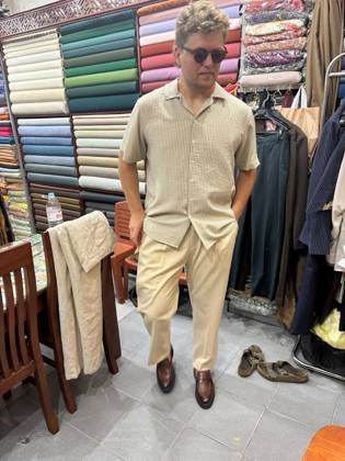 Clothes made at Two Ladies Tailor, photo by a customer (victor baise)