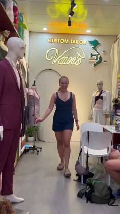 Clothes made at Van’s Custom Tailor, photo by a customer (Trini Gimenez)