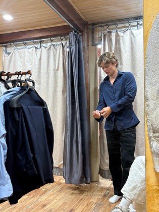 Clothes made at Vanda Tailors, photo by a customer (Ulrik Moen-Johansen)