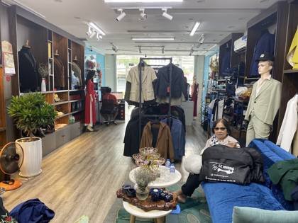 Clothes made at Vest Biên Hoà, photo by a customer (Trang Le)