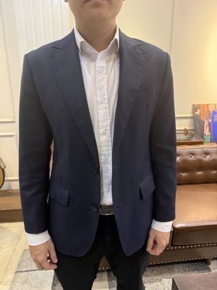 Clothes made at Veston Ngọc Lan, photo by a customer (Linh Mai Tuan)