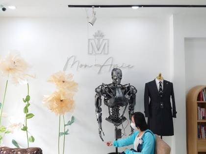 Clothes made at VestonDep, photo by a customer (Tính Nguyễn)