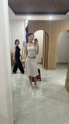 Clothes made at VN Silk Tailor, photo by a customer (Natalia)