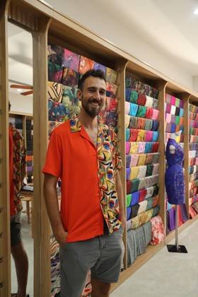 Clothes made at VN Silk Tailor, photo by a customer (Ella Avisar)
