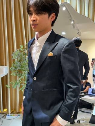 Clothes made at WAS Concept Tailor & Veston, photo by a customer (Phạm Hà Ngọc Hân)