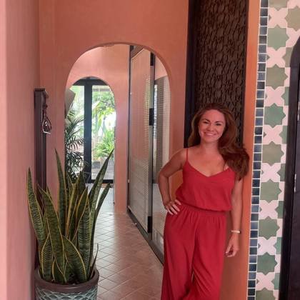 Clothes made at Wild Orchid Tailor Shop, photo by a customer (Sarah A)
