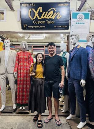 Clothes made at Xuân Custom Tailor, photo by a customer (Michael Keong)