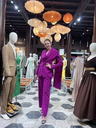 Clothes made at Yaly Couture Exclusive, photo by a customer (Brianna Kearney)