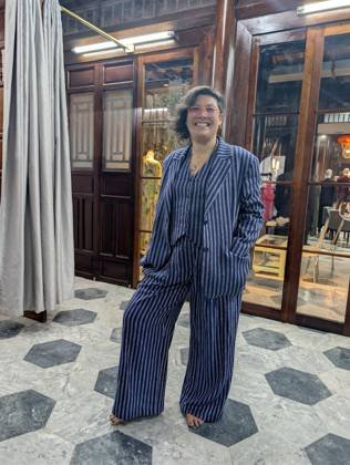 Clothes made at Yaly Couture Exclusive, photo by a customer (Jennifer van der Krabben)