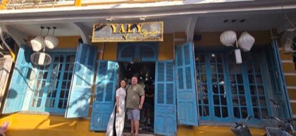 Clothes made at Yaly Couture Signature, photo by a customer (Paul Seagar)