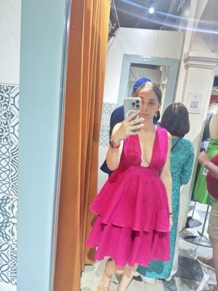 Clothes made at Yaly Couture Signature, photo by a customer (Adriana B)