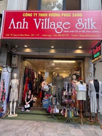Anh Village Silk — suits under $150 in Hanoi