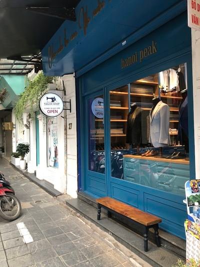 Hanoi Peak bespoke tailoring, tailor shop